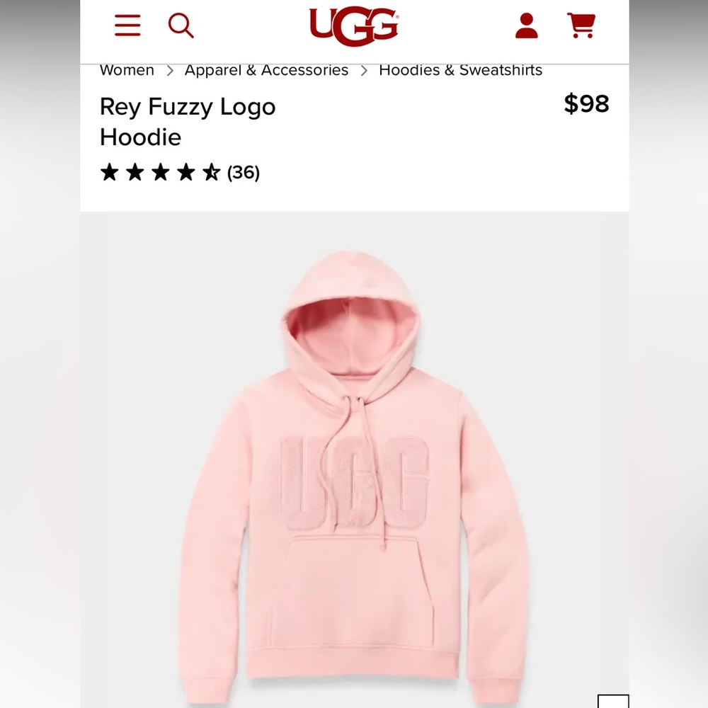 UGG Blush Teddy Hoodie